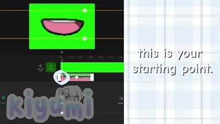 how to animate gacha mouths tut capcut