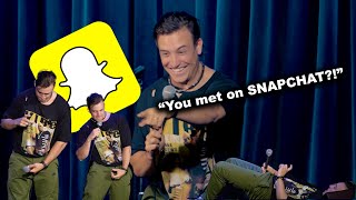 Couple meets ON SNAPCHAT | Crowd Work | Stand Up Comedy