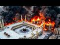Saudi Arabia Burning Now Massive Fire Near Kaaba 100 000 Evacuated Live