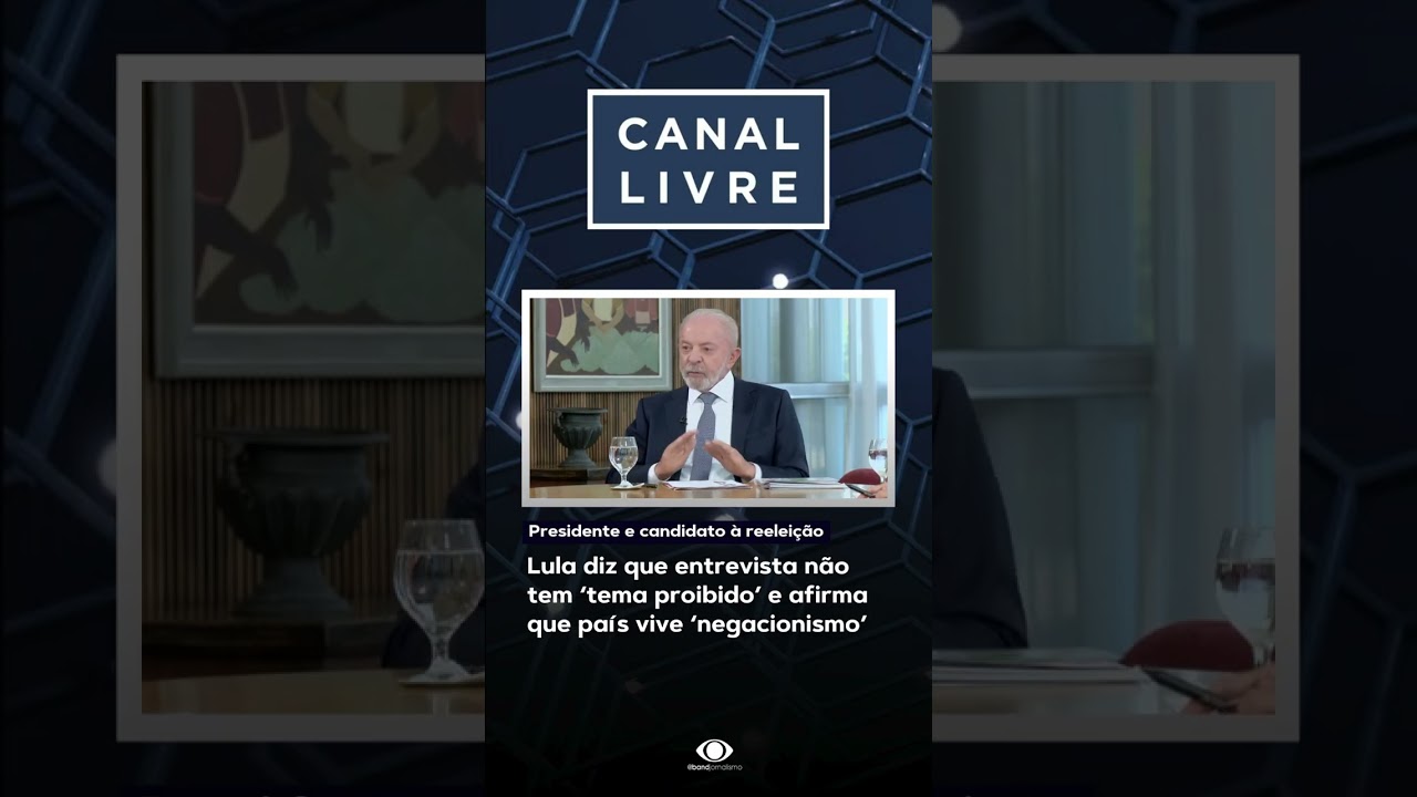 Lula diz que entrevista não tem ‘tema proibido’ e afirma que país vive ‘negacionismo’