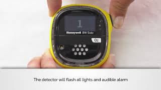 Honeywell BW Solo Gas Detector: How-To Turn the Power On & Off