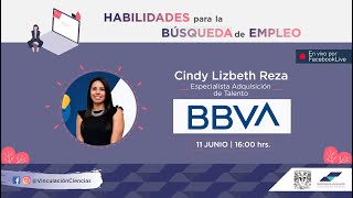 Habilidades para la búsqueda de empleo  Cindy Reza  BBVA