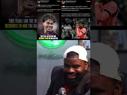 Video Lamine Yamal has come out to campaign and beg for the Ballon Dor like Mbappe