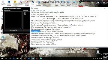 How To Create Private Dorks Using N3r0x
