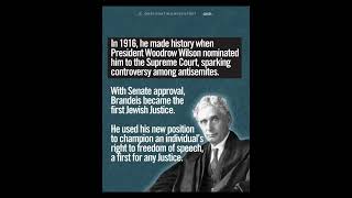 First Jewish Justice of the U.S. 🇺🇸