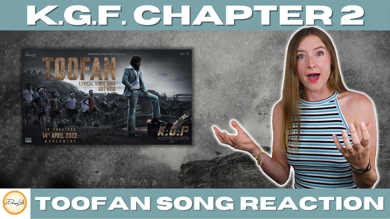 American Girl Reacts to Toofan Song - KGF Chapter 2 | Kannada Yash Lyrical DenaeLife Reaction Video