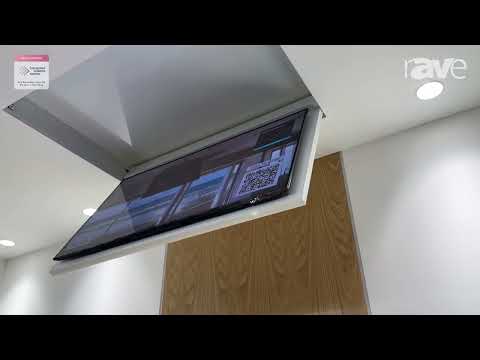 ISE 2024: iConnect Demos TVL-RH Hidden Ceiling TV Lift