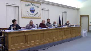 [1 of 3] Lower Frederick Township BoS Meeting 12/5/17