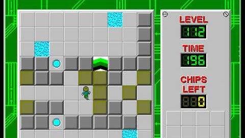 CCLP2 level 112 solution - 144 seconds