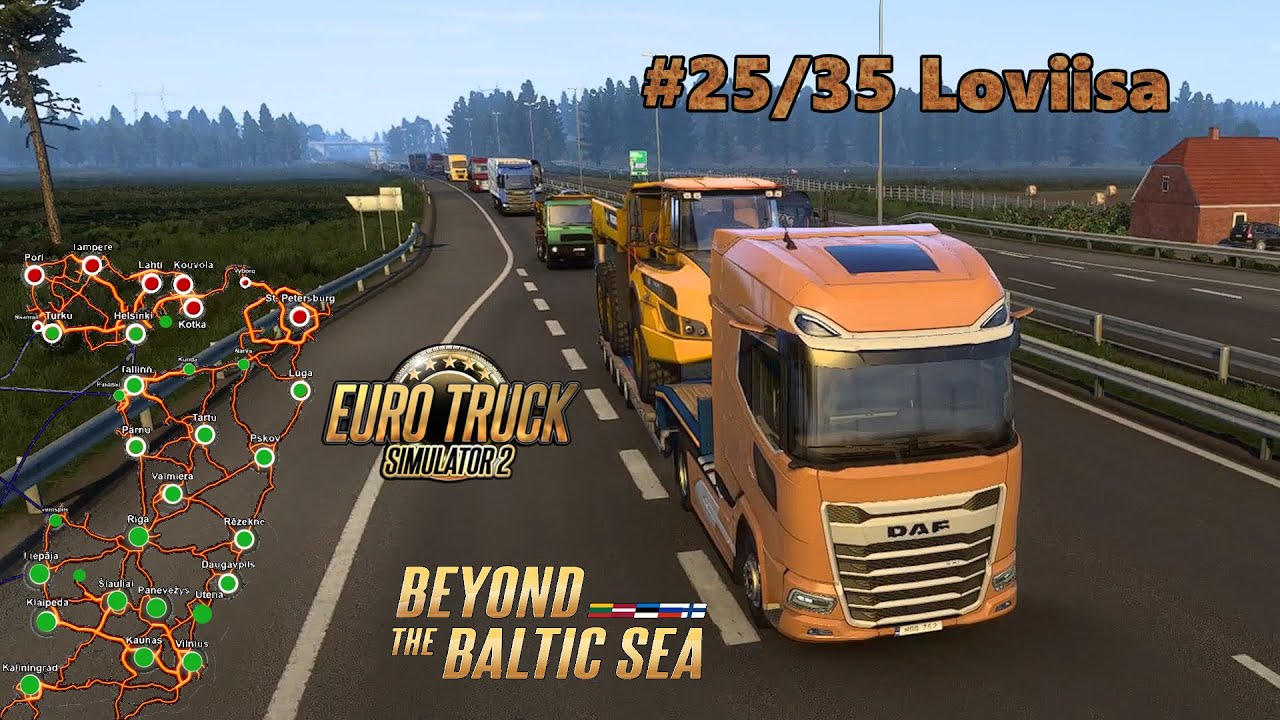 Euro Truck Simulator 2 Gameplay DLC Beyond the Baltic Sea Finland #25/35 Loviisa