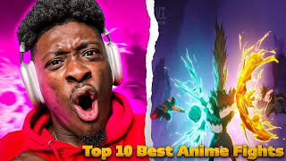 Glad I Found This 🔥 - Top 10 Best Anime Fights of Summer 2023 🔥 REACTION