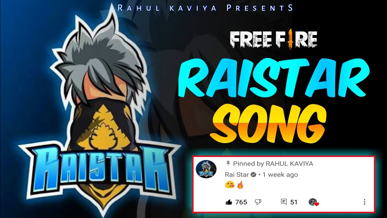 Raistar  song   raistar rap song  Rahul Kaviya RaiStar ProdHITEMBLOCK  freefire rai star song