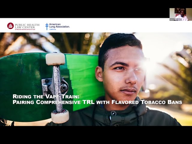 Riding the Vape Train: Pairing Comprehensive TRL with Flavored Tobacco Bans Riding the Vape Train: Pairing Comprehensive TRL with Flavored Tobacco Bans