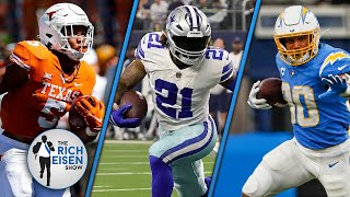 Marshall Faulk Talks Bijan, Ezekiel Elliott & Austin Ekeler’s NFL Futures | The Rich Eisen Show
