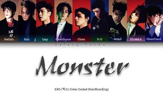 EXO - Monster (Color Coded Han|Rom|Eng Lyrics)