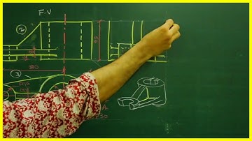 Missing view in Hindi 7 I Technical drawing I Engineering drawing