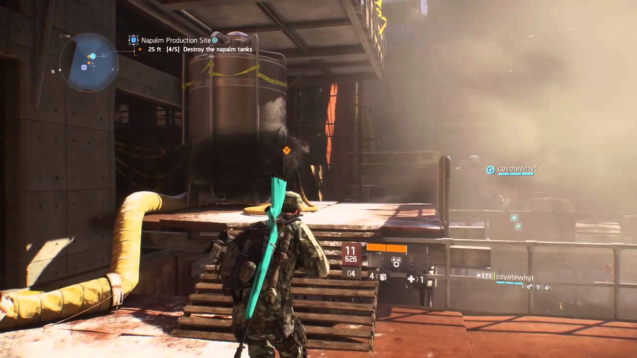 Bug - napalm production site