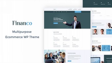Financo - Finance & Investment WordPress Theme | Themeforest Website Templates and Themes