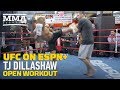 UFC Brooklyn: T.J. Dillashaw Open Workout Highlights - MMA Fighting Mp3