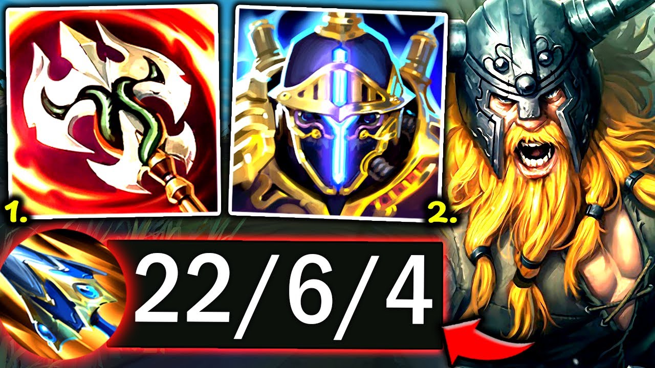 OLAF TOP ПО-ПРЕЖНЕМУ #1 ЛУЧШИЙ W/R В TOPLANE НА СЕЙЧАС (S-УРОВЕНЬ) - Руководство по игре Olaf TOP...