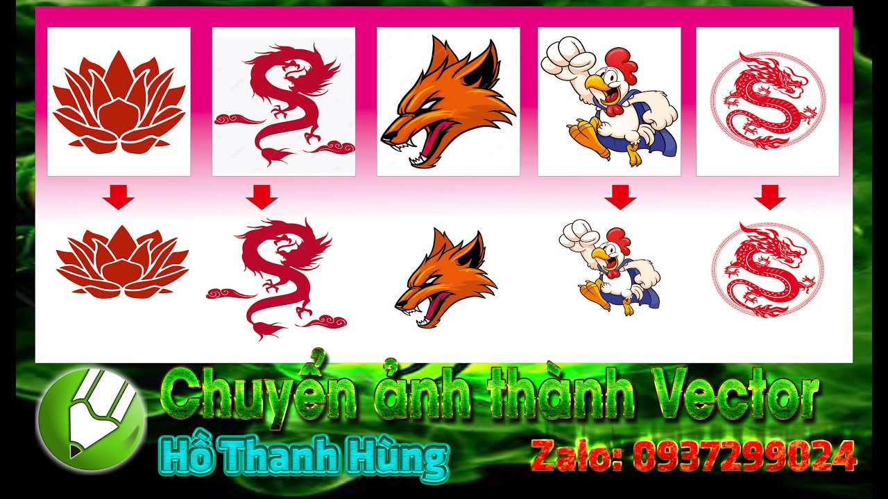 Bài tập 14 thực hành chuyển ảnh thành vector corel |... - youtube