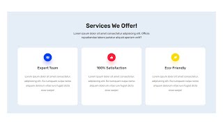 Services Section using HTML, CSS | How to design service section using html css responsive