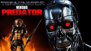 prompthunt: terminator vs alien vs predator vfx film hd