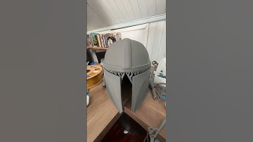 3d printed mandalorian helmet.