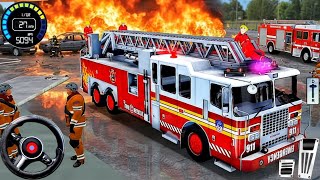 New Fire Truck Driving Simulator 2026 - Real Firefighter Rescue Game 3D - Android Gameplay screenshot 1