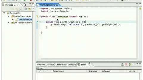 java applet tutorial #1