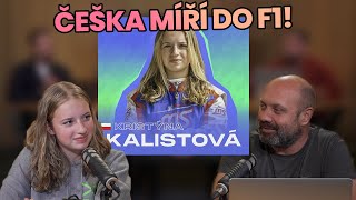 Kristýna Kalistová - Česká závodnice zaujala jezdce F1 Coultharda a českého miliardáře Komárka!