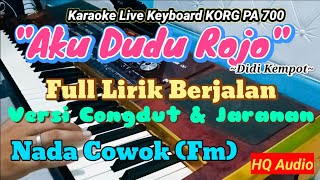 AKU DUDU ROJO KARAOKE NADA COWOK FULL LIRIK BERJALAN ~ Didi Kempot