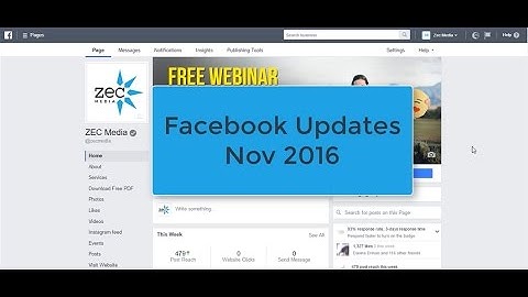 How to Customise Your Facebook Page With the Nov 2016 Updates