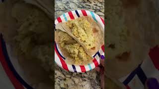 Breakfast Tacos: Potato and Egg