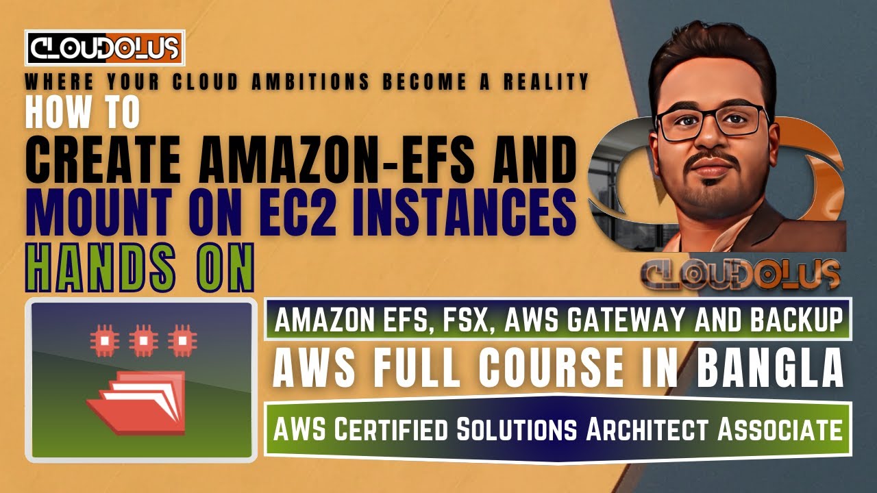 How To Create Amazon EFS And Mount On EC2 Instances | Hands-On - YouTube