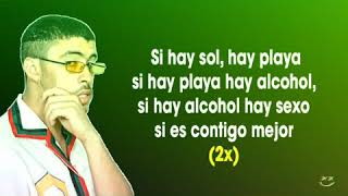 Callaita - Bad Bunny  ( letra)