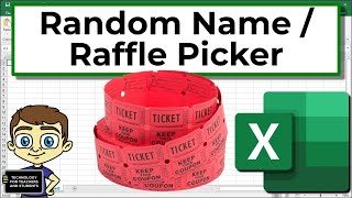 Create Random Student Picker or Raffle Picker in Excel screenshot 3