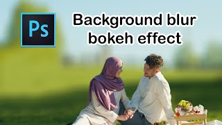 How to make background blur like most expensive camera lens using photoshop |Triangle photo editing| screenshot 2