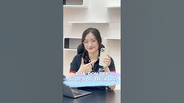 Cách xoá và dọn dẹp dữ liệu rác chiếm bộ nhớ iPhone #tao247 #iphone #iphonetricks