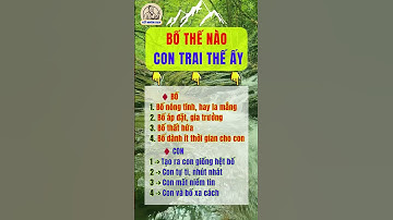 Bố thế nào con trai thế ấy #cuocsong #giadinh #tintuc #cổnhândạy #baihoccuocsong