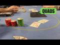 Turning Quads And Raising HUGE !!! - Kyle Fischl Poker Vlog Ep 248
