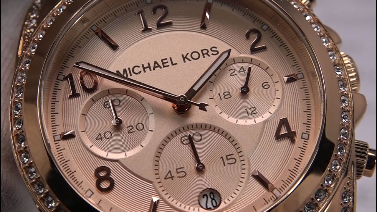 Michael Kors Ladies Watch Darci Stainless Steel Rosé MK3192