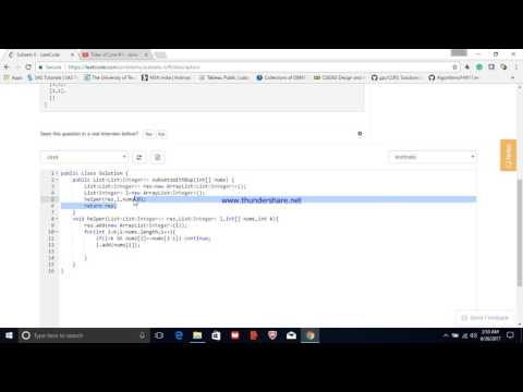 Leetcode 90  Subsets II