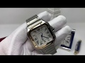 Large 2018 two tone Cartier Santos