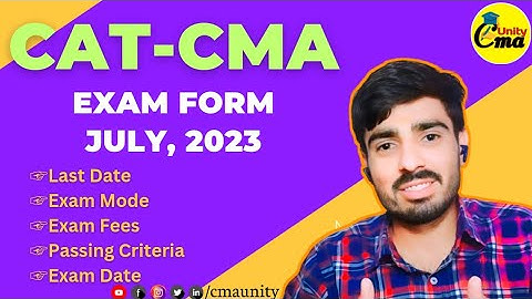 CAT-CMA Exam Form July,2023 "CAT-CMA Course" ||Professional Ankit|| #cma #cmaunity #cmaexams #icmai
