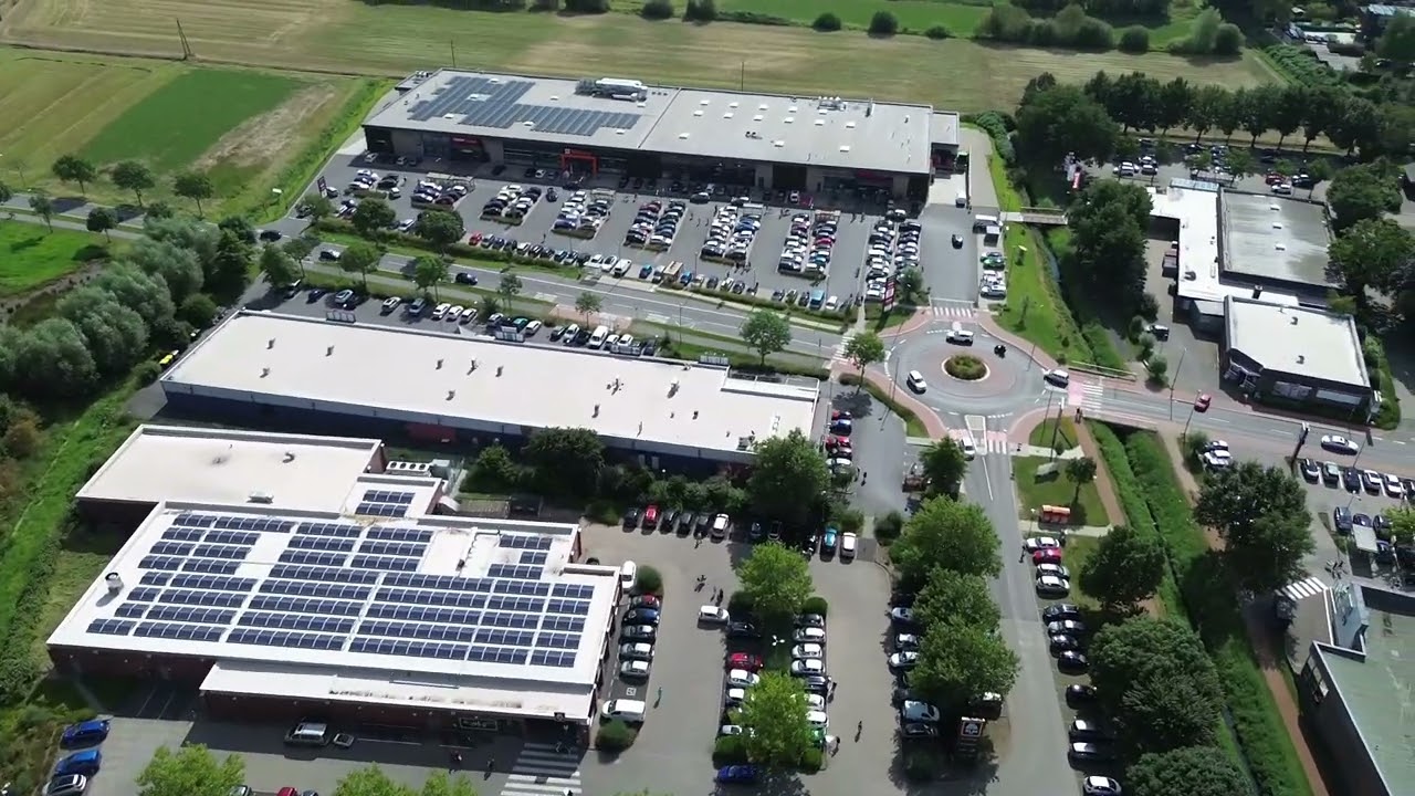 Kranenburg Duitsland vanuit de Lucht ‐ Winkels Kranenburg