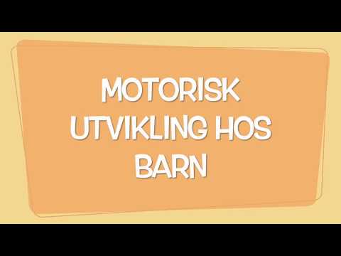 Video: Fysisk Utveckling Av Barn Under Ett år