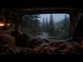 Rain Sounds Inside a Cozy Camper Van | Perfect Ambience for Deep Sleep 8