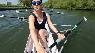 Catz W2 bumped by Keble W2 - Summer Eights 2023