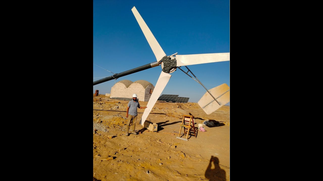 رى المزارع باستخدام طاقة الرياح - صنع فى مصر